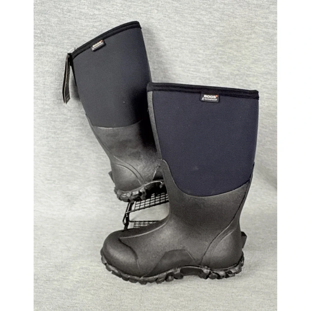 Bogs Classic High Boots Mens 7 Black Waterproof Insulated Winter Boots Non Slip